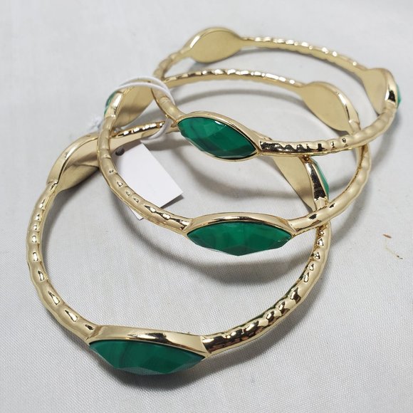 BANANA REPUBLIC Set of 3 Bracelet Bangles - Picture 2 of 4